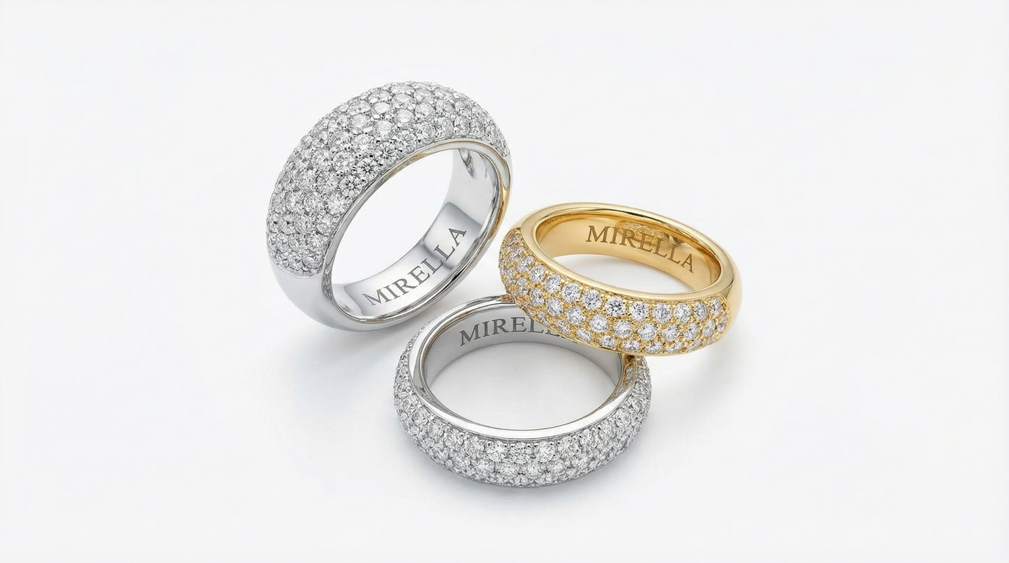 mirella house Classic signature ring